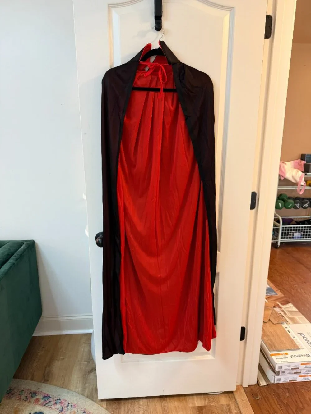 Vampire Dracula Costume Cape Scepter Accessories Halloween One Size